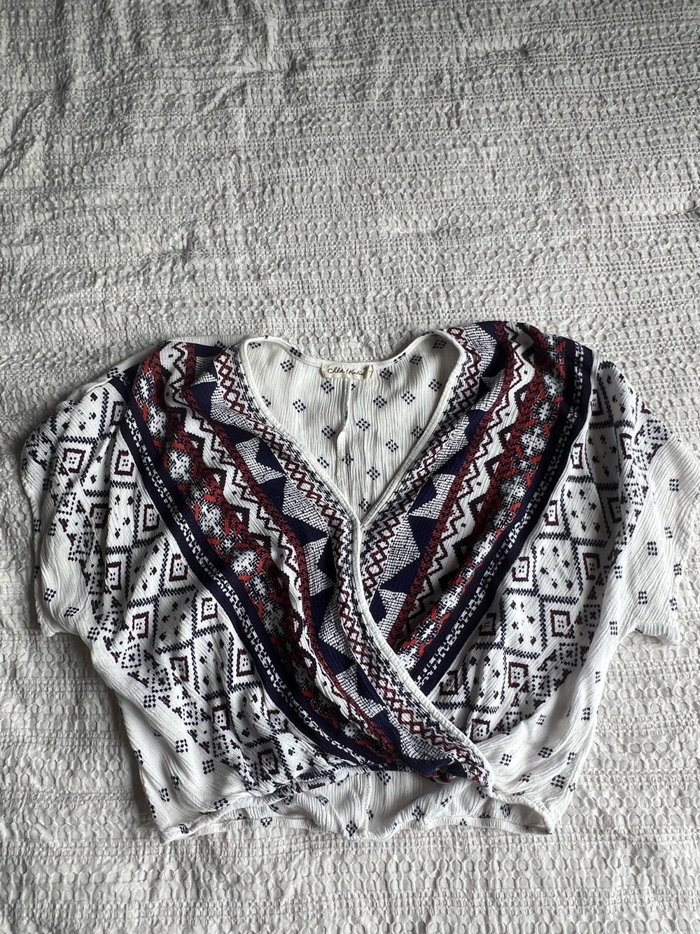 White Knit Top